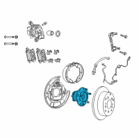 OEM 2008 Jeep Compass BRAKE Diagram - 5105770AH