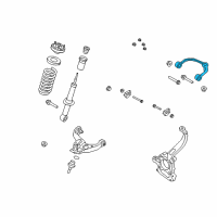 OEM 2012 Ford F-150 Upper Control Arm Diagram - EL3Z-3085-B