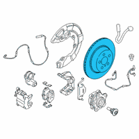 OEM BMW 740i xDrive Brake Disc, Lightweight, Ventilated Diagram - 34-21-6-860-925