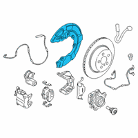 OEM 2019 BMW 740i PROTECTION PLATE RIGHT Diagram - 34-20-6-861-804