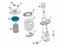 OEM 2021 Ford Escape Bearing Diagram - JX6Z-18198-G