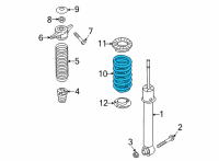 OEM 2022 Kia Sorento Spring-Rr Diagram - 55330R5010