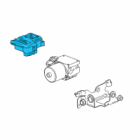 OEM 2007 Chevrolet Trailblazer Control Module Diagram - 20817362