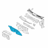 OEM 2012 Ford Edge Dash Panel Diagram - BT4Z-7801610-A