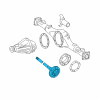 OEM 2018 Toyota Tacoma Axle Shafts Diagram - 42311-04082