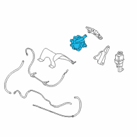 OEM 2008 Chrysler Sebring Power Steering Pump Diagram - 4766041AB