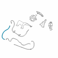 OEM 2007 Chrysler Sebring Hose-Pump Supply Diagram - 5272659AC