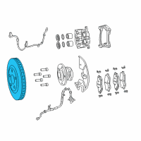 OEM Chrysler Pacifica BRAKE Diagram - 68280438AB