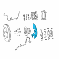 OEM 2019 Chrysler Pacifica Shield-Brake Diagram - 68223516AB