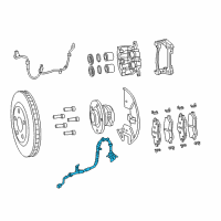 OEM 2018 Chrysler Pacifica Line-Brake Diagram - 68223522AC