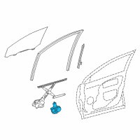 OEM Toyota RAV4 Window Motor Diagram - 85720-0R060
