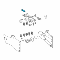 OEM 2019 Toyota Highlander Shift Indicator Diagram - 35978-0E010