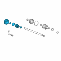 OEM 2021 Chevrolet Camaro Inner Joint Assembly Diagram - 84138239