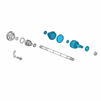 OEM 2017 Chevrolet Camaro Outer Joint Assembly Diagram - 84138231