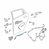 OEM Chevrolet Malibu Control Cable Diagram - 22970587