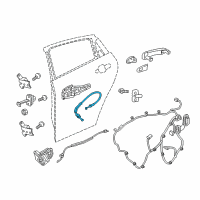 OEM 2022 Chevrolet Malibu Control Cable Diagram - 23315462