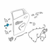 OEM 2020 Chevrolet Malibu Door Check Diagram - 84181192