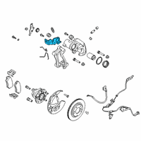 OEM Hyundai Veloster Guide Cable, LH Diagram - 58226-G3400