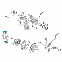 OEM 2021 Kia Forte Spring-Pad Diagram - 58244J3400