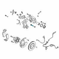 OEM 2021 Kia Forte Rod-Guide(B) Diagram - 582221H000