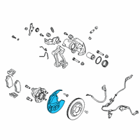 OEM Hyundai Veloster Cover-Dust Rear, RH Diagram - 58244-J3000