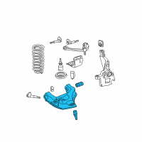 OEM Ford Ranger Lower Control Arm Diagram - F87Z-3078-AA