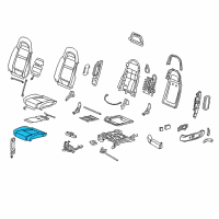 OEM Chevrolet SSR Pad Asm, Driver Seat Cushion Diagram - 89039164