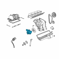 OEM 1998 Dodge Ram 1500 Pump-Engine Oil Diagram - 02806270