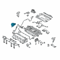 OEM 2022 Hyundai Ioniq Blower Unit Assembly-Battery Cooling Diagram - 37580-G2510