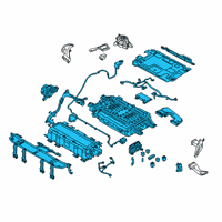 OEM 2020 Hyundai Ioniq Battery System Assembly Diagram - 37503-G2AS1