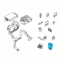 OEM Ford Fusion Relay Diagram - 9L2Z-14N089-A