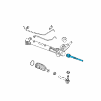 OEM 2014 Cadillac CTS Rod Kit, Steering Linkage Inner Tie Diagram - 19177440