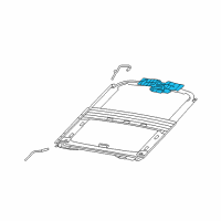 OEM Chrysler Motor-SUNROOF Diagram - 68026590AA