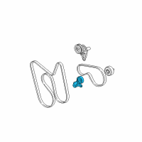 OEM GMC Belt Tensioner Diagram - 12581177