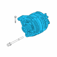 OEM 2017 BMW M3 Alternator Diagram - 12-31-8-614-276