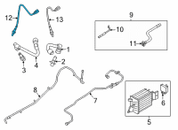 OEM 2022 Ford F-150 SENSOR - HEGO Diagram - ML3Z-9F472-D