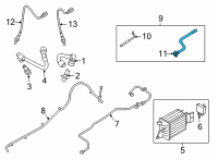 OEM HOSE - CONNECTING Diagram - ML3Z-9D333-C