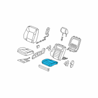 OEM 2013 Honda Pilot Pad, Right Front Seat Cushion Diagram - 81137-SZA-A01