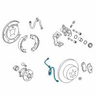 OEM 2018 Toyota Avalon ABS Sensor Wire Diagram - 89516-06150