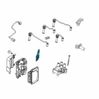 OEM 2017 Ford Fiesta Spark Plug Diagram - CYFS-12-YEC