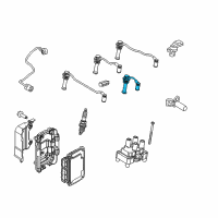 OEM 2013 Ford Fiesta Plug Wire Diagram - BE8Z-12286-A