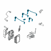 OEM 2013 Ford Fiesta Cable Set Diagram - BE8Z-12259-B