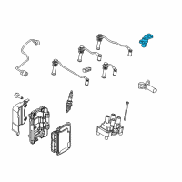 OEM 2012 Ford Fiesta Camshaft Position Sensor Diagram - BE8Z-6B288-A