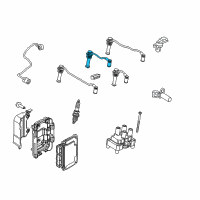 OEM 2015 Ford Fiesta Plug Wire Diagram - BE8Z-12286-C