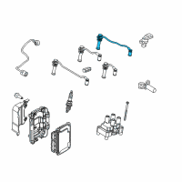 OEM Ford Fiesta Plug Wire Diagram - BE8Z-12286-B