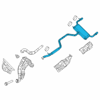 OEM Chrysler Sebring MUFFLER-Exhaust Diagram - 5171098AK