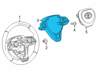 OEM 2021 Toyota Corolla Switch Assembly Diagram - 84250-02C00