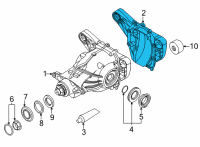 OEM BMW X6 COVER, REAR Diagram - 33-11-8-677-750