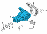 OEM 2021 BMW X5 FINAL DRIVE WITH DIFFERENTIA Diagram - 33-10-8-686-659