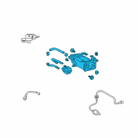 OEM 2012 Lexus IS F Fuel Canister Diagram - 77740-30360